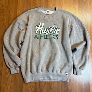 Vintage Huskie Athletic Made in USA Russel Crewneck Sweatshirt